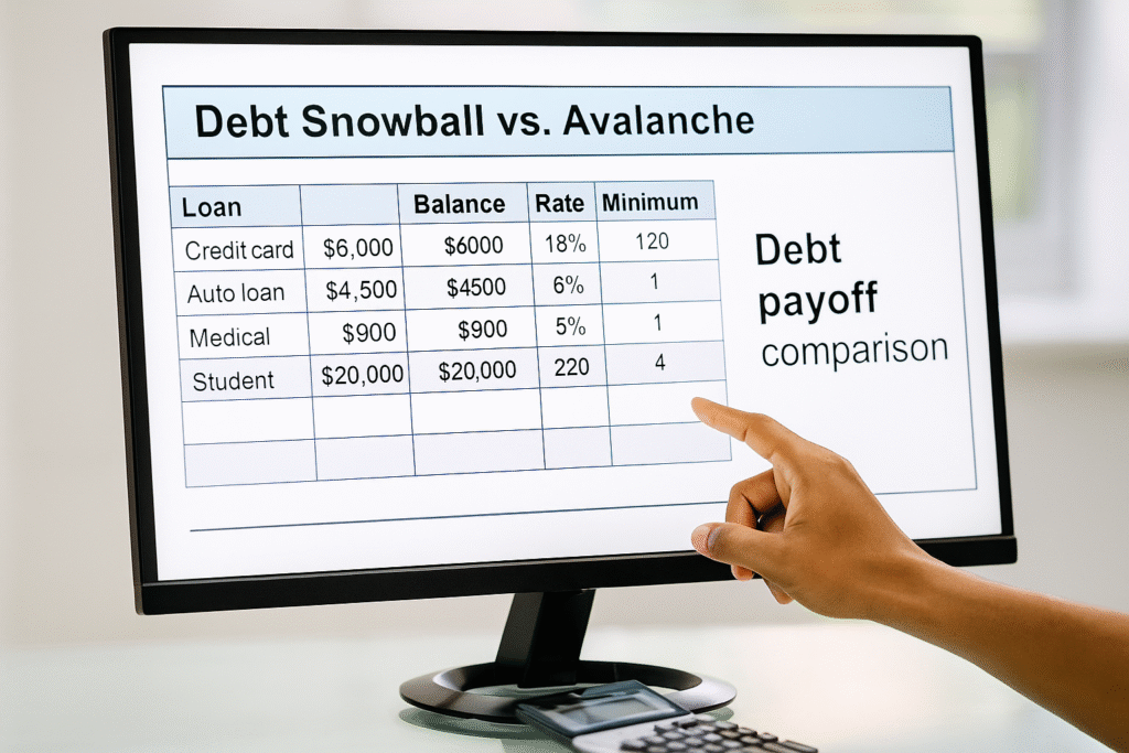 debt snowball vs avalanche